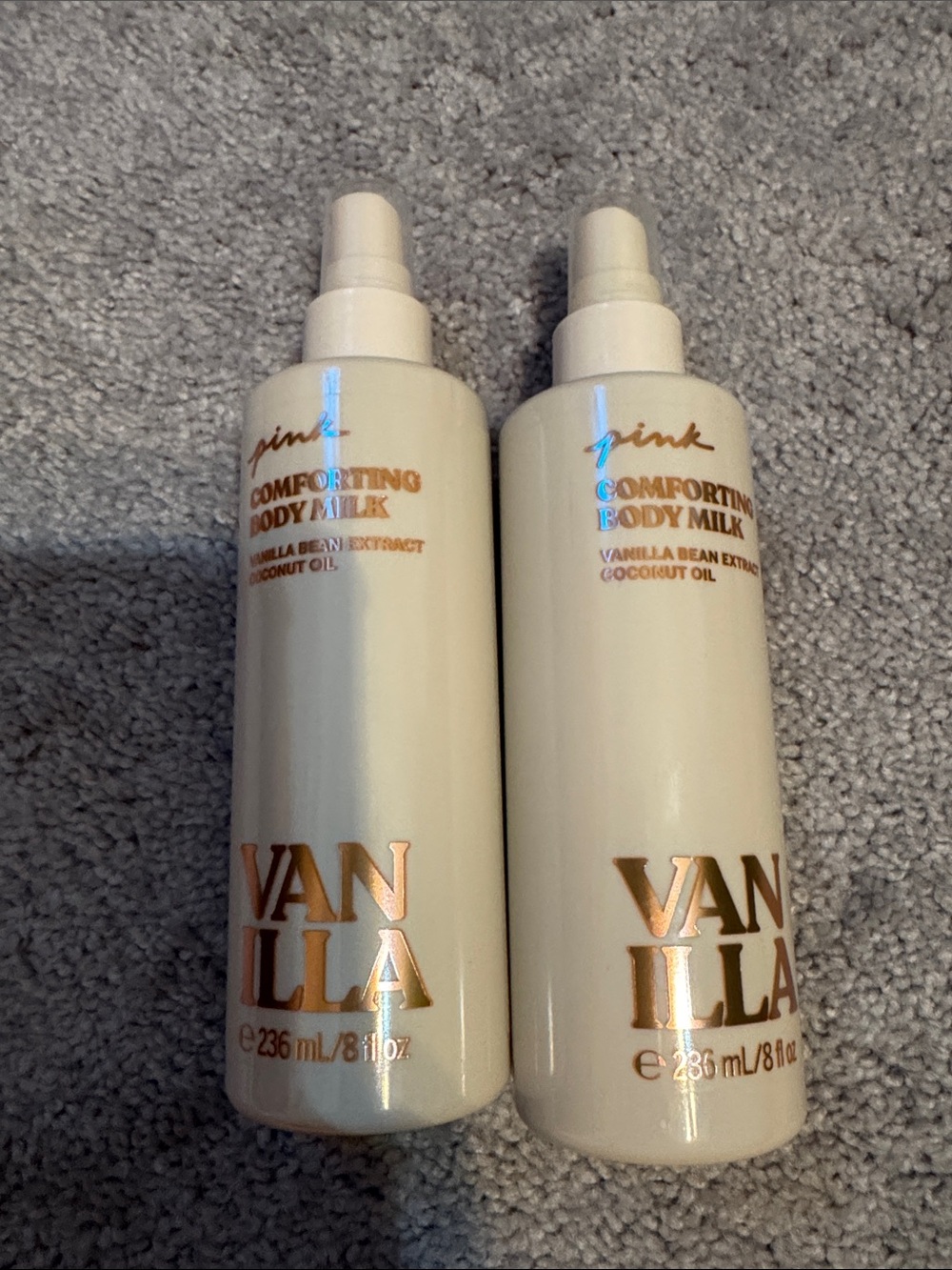 PINK Victoria's Secret Comforting Body Milk Vanilla - Cream 2 total